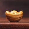 Adornos de Lingote de Sándalo Verde, Adornos de Mano, Juguetes Culturales, Regalos de Tesoro de Oro