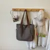 Bolsa Tote de Lona Simples Japonesa 2026 Diária Grande Capacidade Bolsa de Lona para o Trabalho Estudante Universitário Bolsa de Ombro de Lona