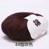 Oveja Bebé Hilo de Algodón Puro de 10 Hebras Lana para Bebé Grosor Medio Hilo para Bufanda Suéter Tejido a Mano DIY Bola de Hilo de Algodón para Bebé