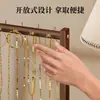 Suporte de exibição para acessórios de cabelo, penteadeira, caixa de armazenamento de mesa para hall de entrada, suporte para pendurar elásticos de cabelo, tiaras, pulseiras e braceletes multifuncional