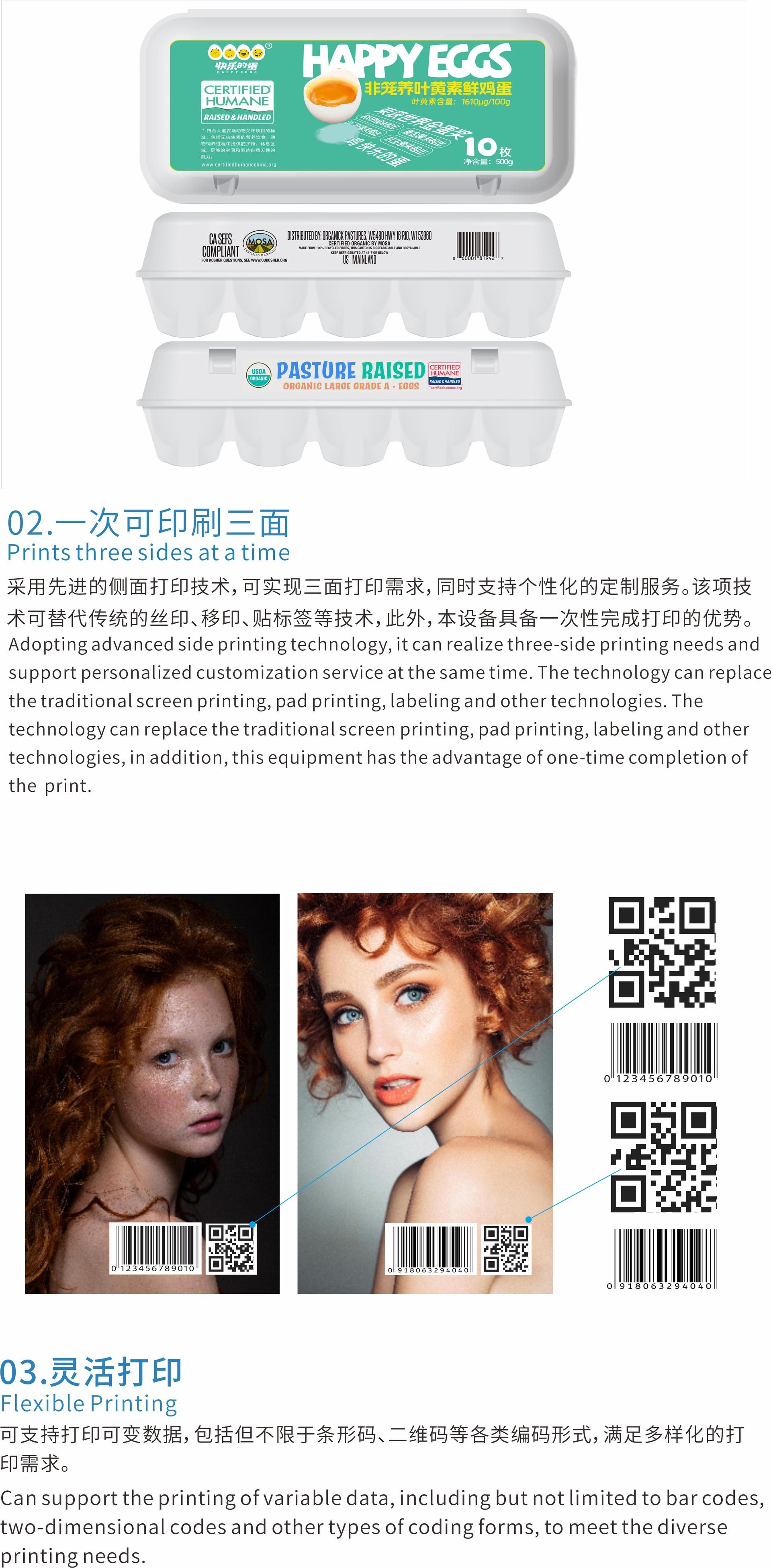 纸浆鸡蛋盒数码印刷机5