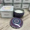 Vela de Aromaterapia Sin Humo Transfronteriza Sudeste Asiático Lata de Hojalata Flor Seca Cera de Soja Hecha a Mano Fragancia para Dormitorio Regalo