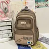Nueva Mochila Escolar de Gran Capacidad 2026 para Estudiantes de Secundaria y Preparatoria, Mochila Casual Transparente Estilo Coreano para Hombres y Mujeres, Mochila Simple Multifuncional
