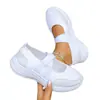 2026 Nueva Estación Independiente de Dropshipping de Amazon Zapatos de Mujer Transpirables Flyknit Tallas Grandes Zapatos para Madres Zapatos sin Cordones Zapatos Individuales para Mujer