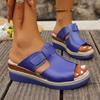Sandalias de Velcro de Talla Grande Transfronteriza del Sudeste Asiático de Suela Gruesa para Mujer, Sandalias de Playa Ligeras de Punta Abierta para Comercio Exterior Ebay