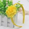 Diadema Coreana Color Sólido Flor Grande Accesorio para el Cabello Diadema Ancha Fuente de Ebay Versión Coreana Transfronteriza Accesorio para el Cabello para Festival Infantil