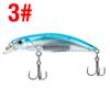 Señuelo Luya Mino sumergido 6.7cm/6.3g señuelo de lance largo señuelo de agua dulce agua salada señuelo de color transparente venta al por mayor