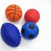 Pelota de presión de PU de esponja de espuma de 7 cm, bola de PU con forma de corazón de melocotón, bola de PU roja con forma de corazón de amor, bola elástica de espuma de PU