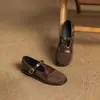 Zapatos de vestir de costura a la moda, nuevos para primavera y otoño europeos y americanos, zapatos de una sola pieza, zapatos con forma de T, tacón bajo, zapatos profesionales para mujer, zapatos casuales, 33-43, zapatos de comercio exterior