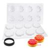 8 mesmo torre de bolo mousse ring cake molde de silicone torre redonda anel francês sobremesa utensílios de panificação molde sorvete