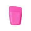 Caixa de Armazenamento de Silicone com Ventosa no Atacado do Fabricante Original, Caixa de Armazenamento Multifuncional de Cor Sólida com Ventosa Forte para Uso em Casa e no Banheiro