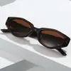 Nuevas Gafas de Sol de Serie de Piedras Preciosas Estilo Celebridad Gama Alta Anti-UV Estilo Ojo de Gato Retro Old Money para Mujer