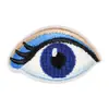 Muñeco con Logo Bordado de Computadora Yuanda Accesorios Ojos de Muñeca Pegatinas de Tela Bordadas Accesorios para Ropa Pegatinas de Parche Pegatinas Bordadas para Zapatos y Sombreros