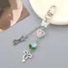 Nuevo llavero con lazo acrílico, colgante con personalidad, colgante para bolso, funda para auriculares, cadena, joyería