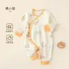 Ropa de bebé para primavera y otoño, pijama de algodón puro, mameluco, mameluco de mariposa para bebé, ropa estilo monje, mameluco para recién nacido, estilo para todas las estaciones