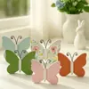 Adornos de Escritorio de Mariposa Creativos Coloridos de Nuevo Producto Transfronterizos Artesanías de Madera Simples para el Hogar Decoración para el Hogar y el Dormitorio