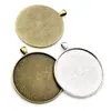 Gema de tiempo 45 mm 10 g, 50 mm 13 g, 58 mm 15 g, base de colgante de aleación joyería DIY