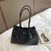 Bolso de Mano Plegado Fresco y Dulce, Bolso de Mano de Gran Capacidad, Bolso Cruzado de Lunares Nuevo Estilo Coreano 2026, Moderno