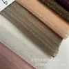 Blusa Chal de Malla Plateada de Nylon Camisa Base Ropa Íntima Malla con Rayas de Seda Brillante Malla Elástica de Hilo Plateado
