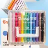 Domina el pincel de punta suave para marcador acrílico especial para estudiantes de primaria arte 36 colores 60 colores 48 colores opacos pluma de pintura apilable