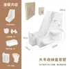 Tablero perforado multifuncional transfronterizo, soporte para libros, caja de almacenamiento de escritorio, estantería, sujetalibros, soporte, soporte de tablero perforado para libros para estudiantes