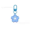 Llavero con Forma de U de Flores y Frutas Colgante de Goma Suave de PVC Encanto Creativa para Bolso Llavero de Dibujos Animados Pequeño Regalo"