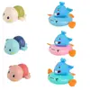 Brinquedos de Banho para Bebê Pato Pequeno Brinquedo Desenho Animado Crianças Bebê Tartaruga Brincadeira na Água Corda Menina Menino Brincadeira na Água