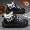 Botas de Nieve del Noreste para Hombre Invierno Terciopelo Espesado Cálido Zapatos de Algodón para Hombre Botas Impermeables para Exterior a Prueba de Frío hasta Menos 40 Grados