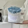 [En Stock] Nuevo Producto Cubo de Abrazo con Lazo Mediano Caja de Regalo con Flores Preservadas