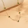 Collar Clásico de Corazón con Elemento de Rosa de Circonita Cadena para Clavícula Versátil de Lujo Accesible Ins Europeo y Americano Francés Diamante
