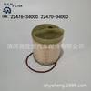Adecuado para Xiangyu Car Núcleo de Papel Termofusible Filtro de Rejillas Diésel Yzx, 22476-34000