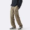 Calça de Trabalho Funcional Masculina Primavera e Outono Moda Americana Retro High Street Marca de Moda Calças Casuais para Exterior Calças de Assalto Retas Largas