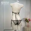 Lencería Sexy de Seda Diyi Miao Si, Estilo Puro Deseo, Uso Reversible, Cheongsam Estilo Antiguo, Conjunto de Faja Caliente Calada A531