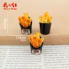 Novo Conjunto de Lanches Crocantes de Coco, Brinquedos de Comida, Materiais Artesanais para Casa de Bonecas, Acessórios de Resina Cola de Creme DIY, Pingentes para Celular