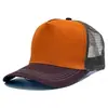 Gorra de Béisbol de Cinco Piezas Logo Personalizado Color Sólido Malla Comercio Exterior Transfronterizo Protección Solar Gorra Publicitaria Impresión Personalizada Al Por Mayor