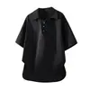 Directo de Fábrica Estilo Old Money para Hombre Nueva Camisa POLO Falso Dos Piezas Lujo Ligero Guapo Travieso Marca de Moda Casual Versátil