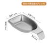 Plato para salsa coreana de acero inoxidable 304, plato dorado multiusos para miso, cuchara para mojar, plato creativo para condimentos de barbacoa.