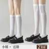 Meias de Cano Médio Estilo Jk Japonês para Mulheres, Meias de Cano Alto de Verão, Meias Pretas Transparentes Modeladoras de Compressão Acima do Joelho, Meias de Cano Médio de Gelo