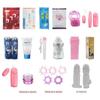 Meixing Anel de Travamento de Látex Colorido Transparente Brinquedo Sexual Produtos para Adultos Adereços Interativos para Casal