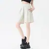 2026 Nuevo Estilo Shorts Casuales Rectos para Mujer con Cintura Alta Elástica, Adelgazantes, Holgados, Delgados, de Secado Rápido, Pantalones de Pierna Ancha