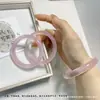 Pulseira Olho de Gato de Alta Qualidade para Mulheres Meio Montanha e Meio Água Pulseira Olho de Gato Estilo Little Red Book Vidro Gradiente Joia de Mão Atacado