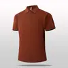 2026 Nueva Camisa de Punto de Manga Corta Fresca Cómoda con Cuello de Solapa para Hombre, Camisa Polo Casual Elástica de Corte Ajustado para Hombre, Verano