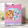Serie Animada Manta de Franela Amazon Manta de Siesta para Niños Estampado de Paw Patrol Transfronteriza Más Vendida Manta para Todas las Estaciones