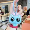 Llavero Creativo de Gato de Ojos Grandes Muñeco para Aliviar el Estrés Colgante Decoración de Bolsa para Aliviar el Estrés Regalo Pequeño para Coche