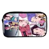 Novo Estojo de Lápis Estampado Hunter Girls Group K-Pop Bolsa de Papelaria de Desenho Animado Huntrix Kpop Estudante do Ensino Fundamental Bolsa de Cosméticos