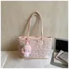 Bolsa Peluda para Mujer, Gran Capacidad, Nuevo Estilo Invierno 2025, Bolso de Mano Casual, Bolso Tote Peludo de Alto Valor para el Trabajo