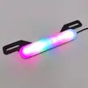 Adecuado para Luces Decorativas de Matrícula Modificadas para Motocicleta Luces de Marquesina Decorativas LED de Colores Intermitentes para Matrícula de Motocicleta