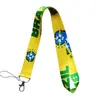 Lanyard de Pescoço Longo para Celular de Futebol Manchester United Bayern Real Madrid ac Milan Barcelona Roma Lanyard para Atividade de Trabalho no Campus