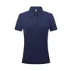 Camisa Polo Ligera de Secado Rápido para Mujer de Verano 120g Camiseta de Manga Corta para Deportes al Aire Libre Uniforme de Cultura Corporativa para Grupo con Texto Impreso