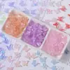 Cuentas de Cristal Mariposa Cola de Golondrina Azul 14*12mm Accesorios para Joyería DIY Pulsera Collar Cadena para Teléfono Móvil con Forma Especial Materiales Hechos a Mano